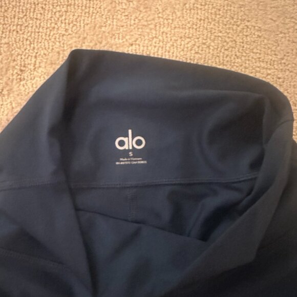 ALO 7/8 HIGH-WAIST AIRLIFT LEGGING - MIDNIGHT GREEN - Picture 5 of 5